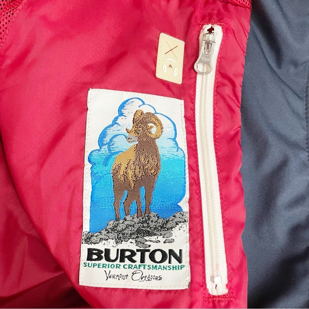 Burton DryRide Hooded Raincoat Windbreaker Navy Blue Size Small Anorak Jacket - Picture 9 of 12
